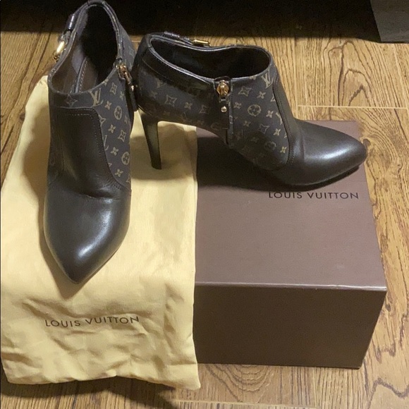 Louis Vuitton Shoes - Louis Vuitton Monogram Ankle Boots